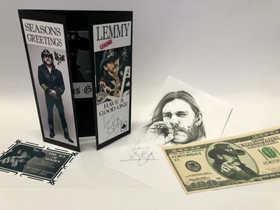 Lemmy Motörhead Luxury Christmas Card. With Free Gifts.
