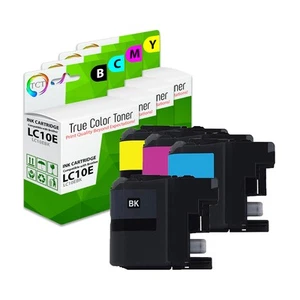 Tinta Comp 4Pk TCT LC10E LC10EBK LC10EC LC10EM LC10EY HY para Brother MFC-J6925DW - Imagen 1 de 6