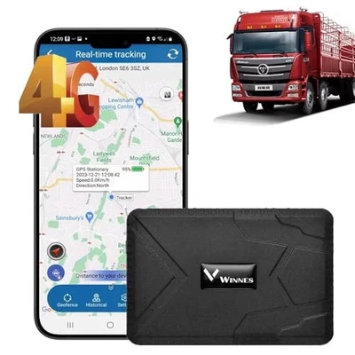 Winnes 4G TK915 GPS Tracker Work Globally Strong Magnet Car GPS Tracker Anti