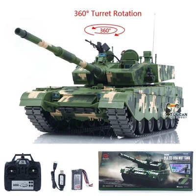 HengLong 3899A 1/16 RC Military Main Battle Tank IR Combat Smog 360°Turret - Image 1 of 4