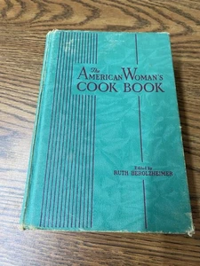 VTG. 1938 American Woman's Cook Book - By R. Berolzheimer- H. C.- Index -#25-99 - Picture 1 of 9