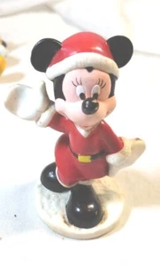 Vtg APPLAUSE DISNEY Christmas Minnie Mouse in Santa Suit Toy - Picture 1 of 7