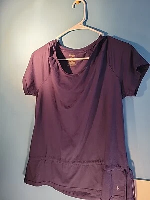 Blusa Danskin para mujer azul marino manga corta talla L Foto 1 de 4