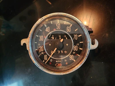 De colección Bus Bug Beetle 37/8 VDO VW Volkswagen MPH Velocímetro Calibre Parte Alemania Foto 1 de 4