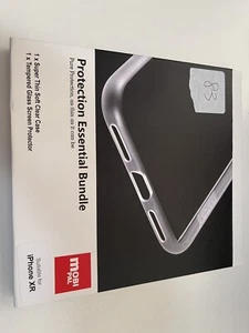 Protection Essential Bundle IPhone XR Soft Clear Case/Tempered Glass Screen Prot - Picture 1 of 3