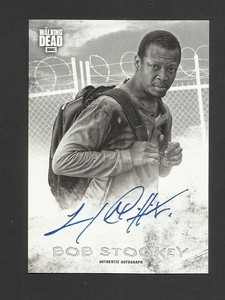 TOPPS THE WALKING DEAD HUNTERS & HUNTED AUTOGRAPH CARD BOB STOOKEY L GILLIARD JR
