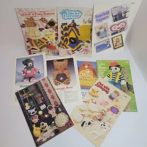 Toys Knick Knacks & Gifts Mixed Lot of Vintage Crochet and Needlecraft Patterns - Picture 1 of 6