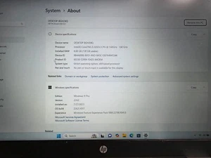 HP ProBook 650 G5 Intel Core i5-8265U 1.60GHz 8GB RAM 256GB SSD - Picture 1 of 7