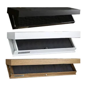 Wood Floating Shelf with Hidden Storage Compartment Concealed Wall-Mounted Shelf - Picture 1 of 15