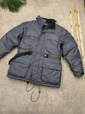 Chaqueta Parka First Down Para Hombre Gris Mediana Plumón de Ganso Senderismo Gorpcore Y2K De Colección Foto 1 de 4