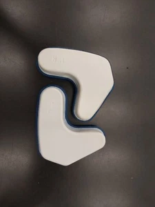 1 - PAIR OF SCHUTT AIR MAXX /INTER-LINK FOOTBALL HELMET JAW PADS 1"