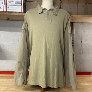 DRIFIRE COMBAT SHIRT 2XL-L 1/4 ZIP FLAME RESISTANT ELBOW PADS - Picture 1 of 4