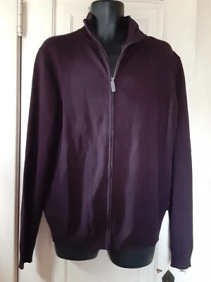 Marc Asher Нью-Йорк мужской длинным рукавом молнии спереди свитер размер XL новый с ярлыками - Изображение 1 из 2