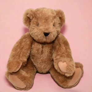 The Vermont Teddy Bear Company hellbrauner Plüschbär mit Gelenken 15 Zoll - Bild 1 von 11