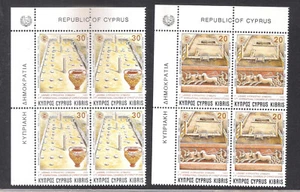 CYPRUS 1995 3RD CONGRESS CYPRIOT STUDIES, BLOCK OF 4 with CYPRUS REPUBLIC MNH - Picture 1 of 1
