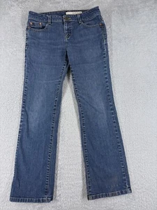 DKNY Pants Women 10 Blue Denim Jeans Bootcut Cotton Blend Mid Rise 31x30 - Picture 1 of 16
