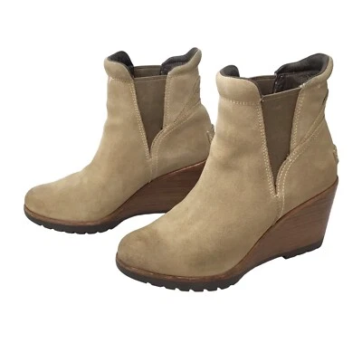 Sorel после часов замшевые кожаные ботинки на танкетке ботинок 7,5 Chelsea NL256-214 - Изображение 1 из 4