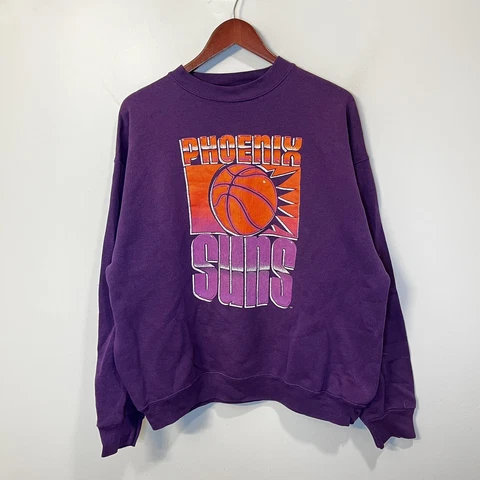 Vintage 80’s 90’s Phoenix Suns NBA Crewneck Sweatshirt Sz Large Tultex Cover