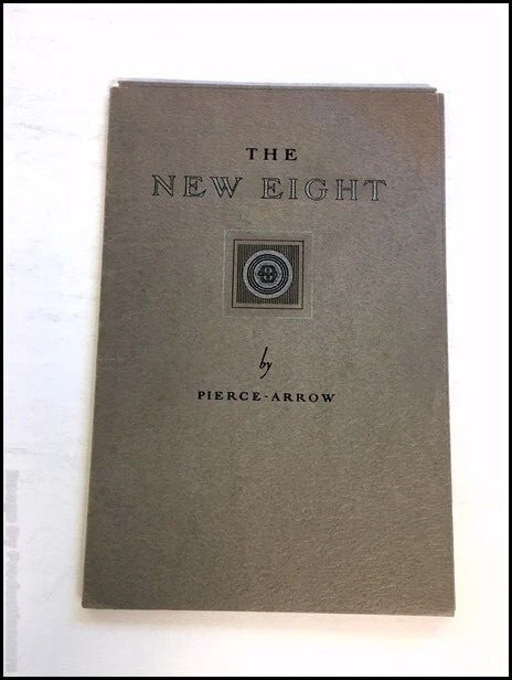 1932 Pierce-Arrow Pierce Arrow Eight Vintage Sales Brochure Catalog Portfolio Foto 1 de 4