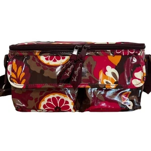 Vera Bradley Insulated Lunch Box Bag Pink Orange Floral - Picture 1 of 8