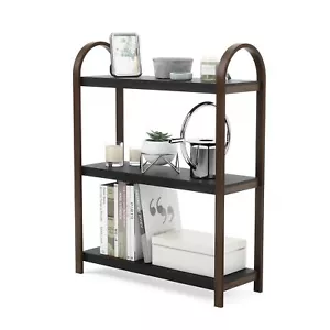 Umbra Bellwood Freestanding Shelf 3-Tier Bookshelf Storage Shelves Black Walnut - Picture 1 of 12