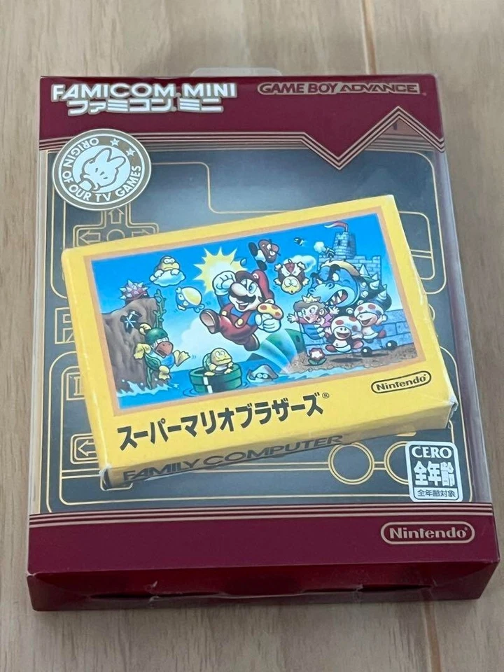 Nintendo Gameboy Advance Famicom mini Super Mario Bros. 1 Japan GBA w/box - Image 1 of 1