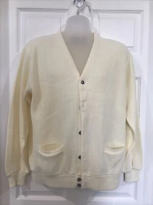 Vintage 70s Arnie Arnold Palmer Men's L Cardigan Sweater Grandpa Hipster Golf - Image 1 of 4