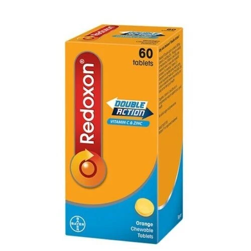 3 X Tabletas Masticables REDOXON Doble Acción Años 60 500mg Vitamina C Para DHL Diario Foto 1 de 1
