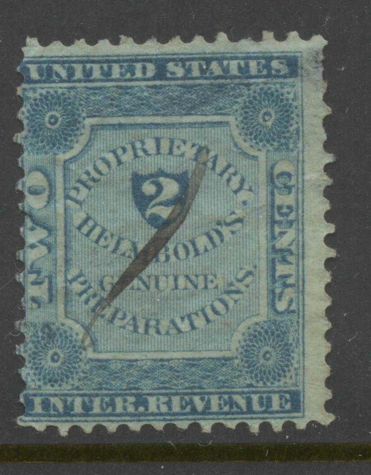 Match/Medicine: Scott #RS106, Used, 2c Hembold's, Fine Condition - Image 1 of 1