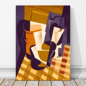 JUAN GRIS Art - Pitcher & Glass CANVAS PRINT 12x8" - Cubist, Cubism, Abstract - Picture 1 of 1
