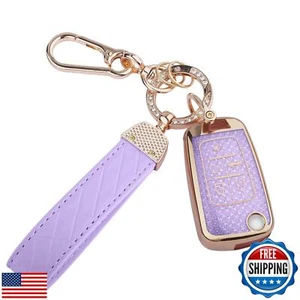 Seedwee für Chevy 5 Tasten Schlüsselanhänger Cover, Weich TPU Schlüssel Schutz Bling Schlüssel F - Bild 1 von 4