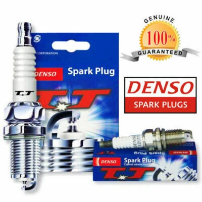 DENSO TWIN TIP TT SPARK PLUGS for Subaru FORESTER SG 2.5L EJ25 H4 X 4 - image 1 of 2