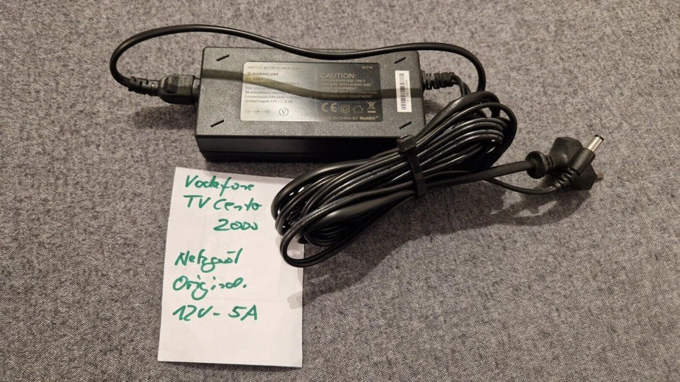 Netzgerät Original für Vodafone TV Center 2000 - 12V_5A "CS 50001 - Sagemcom" - Bild 1 von 4