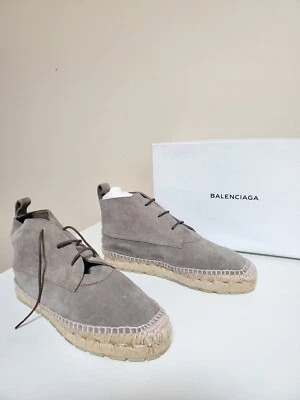 Alpargatas Balenciaga Gamuza 37 7 24.5cm Suela Planas Con Cordones Nuevas En Caja RARAS Foto 1 de 4