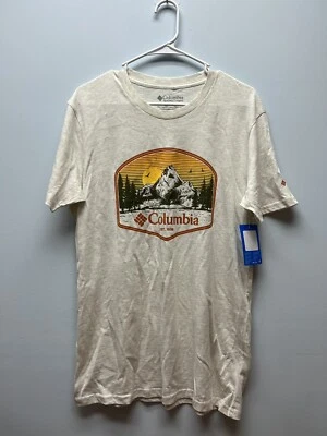 Camiseta Columbia vintage M beige nueva con etiquetas Foto 1 de 3