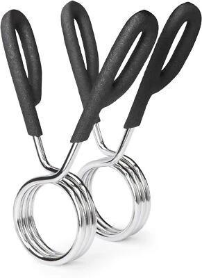 Marcy 举重配件弹簧夹项圈适用于举重棒和...  — 第 1/4 张图片