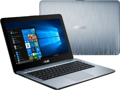 ASUS X441BA 14" (500GB HDD, AMD A6-9225, 2.6GHz, 4GB RAM) Laptop - Silver Gradie - Image 1 of 4