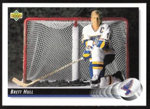 1992-93 Upper Deck Brett Hull Hockey Card #29 - St. Louis Blues - Foto 1 di 2
