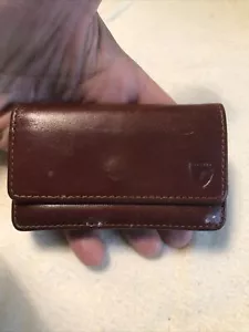 Aspinal of London Wallet Gentlemans marrone pelle porta carte borsa monete - Foto 1 di 12