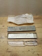 Vintage Dur-X  Glass Knife 8 inches Original Box