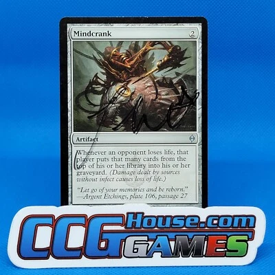 MTG Mindcrank - signed by James Newkirk - New Phyrexia *CCGHouse* - Image 1 of 4