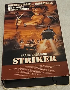 Striker VHS 1988  AIP Frank Zagarino , Melanie Rodgers  RARE oop  - Picture 1 of 2