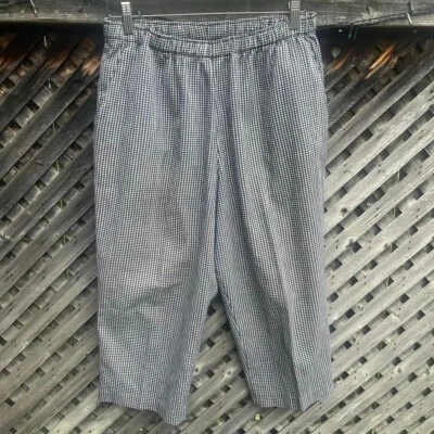 Capris de guinga de colección para mujer cintura alta pierna recta tirar de Y2K Cottagecore Foto 1 de 4