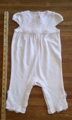Savannah Baby Pink Rosette Pantsuit 6-9 Month - Image 1 of 4