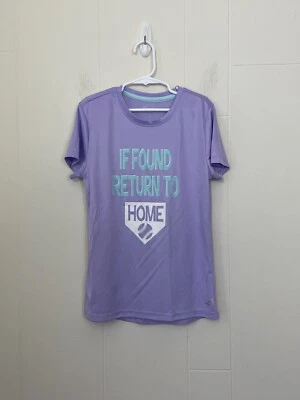 Bcg Girls Softball “…Return To Home” Graphic Short Sleeve Tee ~ Size M (8-10) - Image 1 of 4