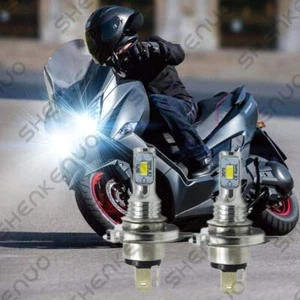For Suzuki Burgman 650 AN650 2003-2009 - H4 6000K LED Headlight White 2x Bulbs - Picture 1 of 10