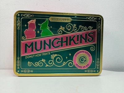 Dunkin Donuts Wicked Glinda & Elphaba Munchkins Donut Holes Tin Wizard Of Oz - Image 1 of 4