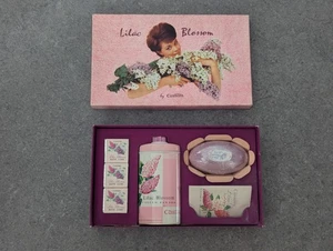 Original Cussons Lilac Blossom Bath Set – Talc Powder, Soap & Bath Cube  - Picture 1 of 24