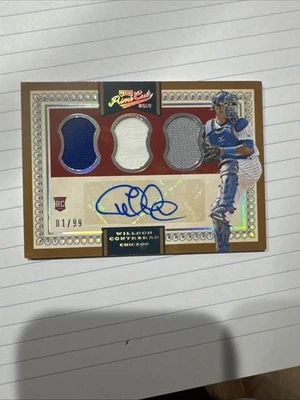 2016 Panini Prime Cuts - Base IX Autographs Willson Contreras #254 /99 (AU, RC) - Image 1 of 2