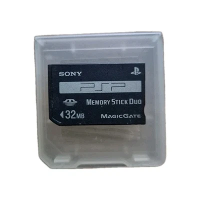 Sony MemoryStick Duo 32MB MagicGate MS Mobile Phone/Camera/Camcorder/PSP MSH-M32 - Image 1 of 2